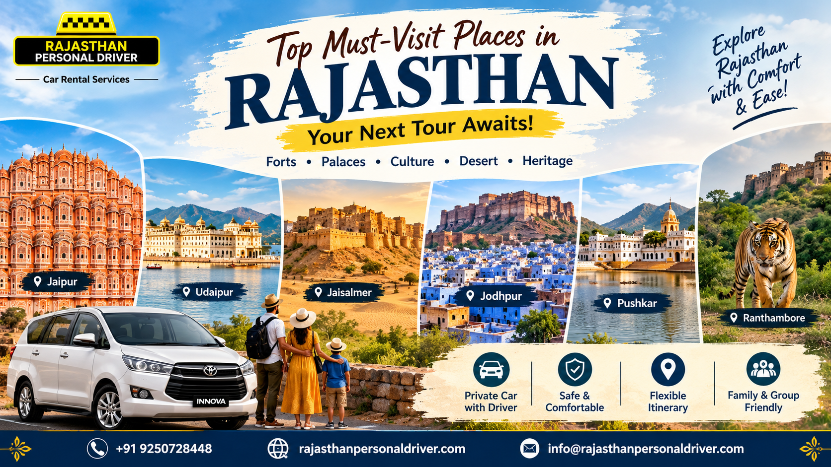 Top 10 Must-Visit Places in Rajasthan | Rajasthan Tour Guide