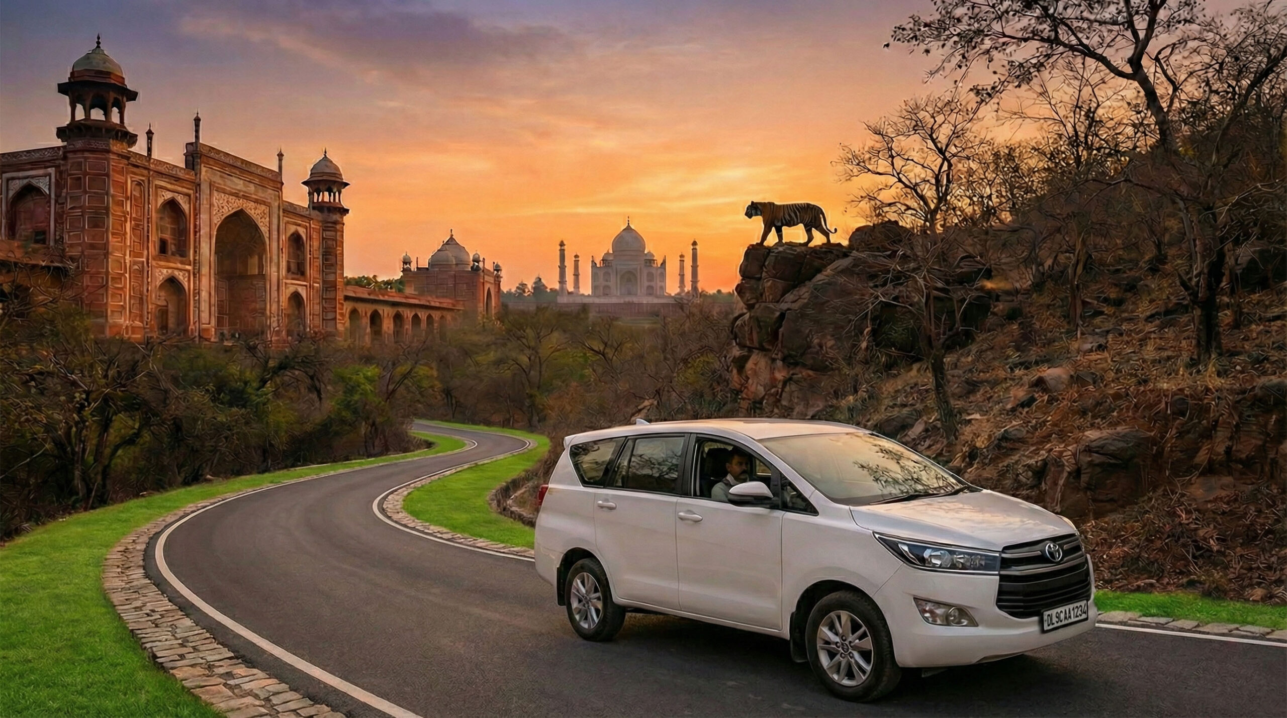 Golden Triangle Tour with Ranthambore with Private Driver