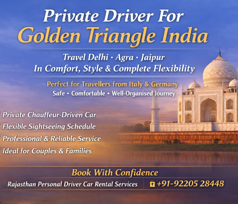 Private Driver for Golden Triangle India
